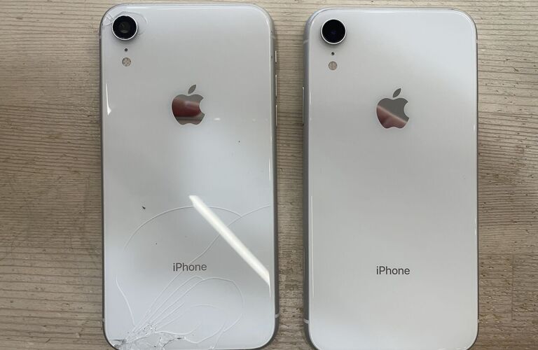 iPhoneXRの背面ガラスが割れた！ご相談下さい